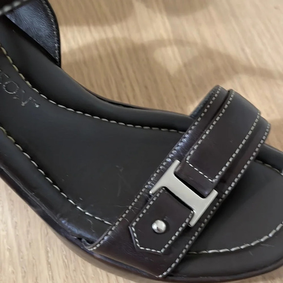 Hillard & Hanson platform wedge sandals size 6.5 - Picture 8 of 16